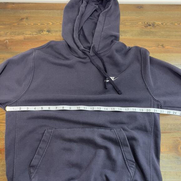 Nike Hoodie Unisex Med Purple Sweatshirt Pullover Sweater Club Fleece Sportswear - Picture 5 of 6